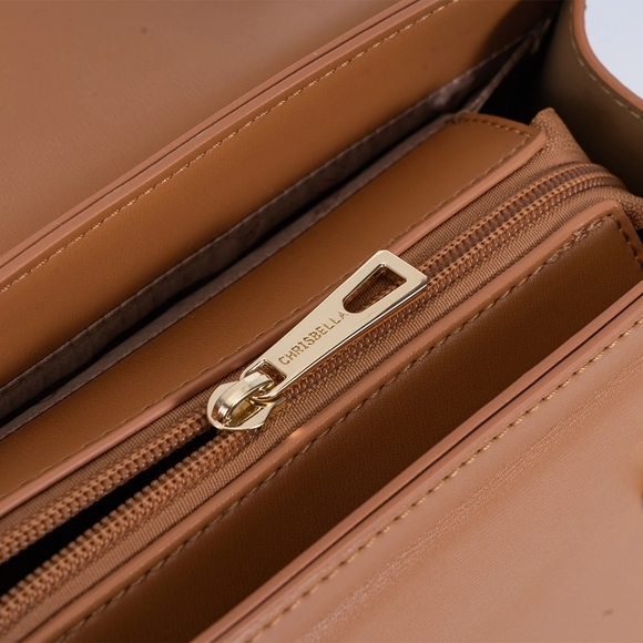 Tan Crossbody Bag and Wallet Set - Picture 5 of 9